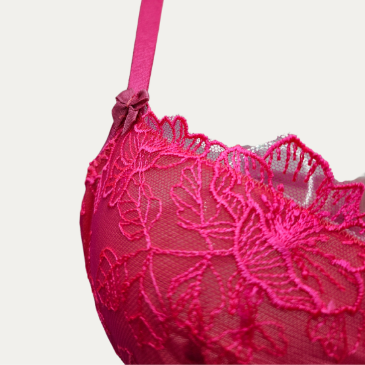 Hot pink Hibiscus set | BH E tot J