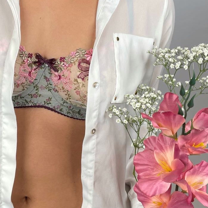 Romantic Ribbon Bloom set| BH E tot J