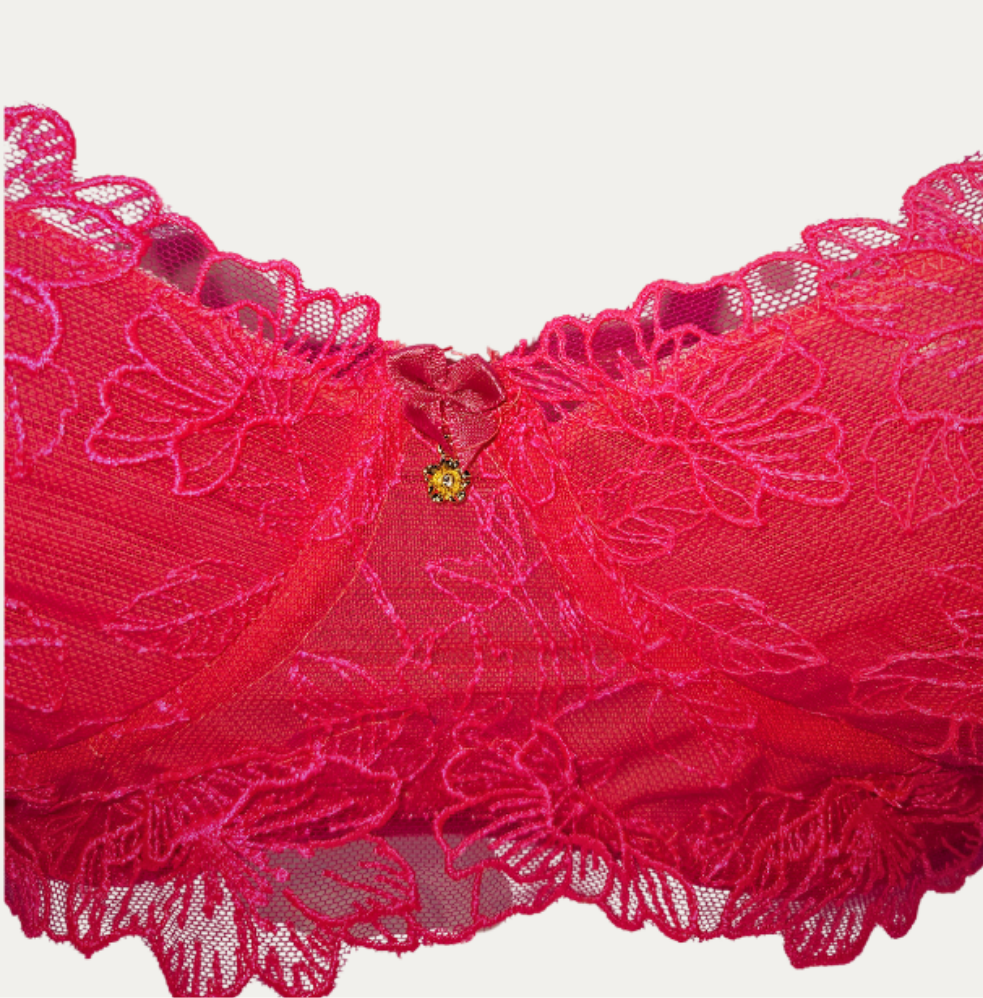 Hot pink Hibiscus set | BH E tot J